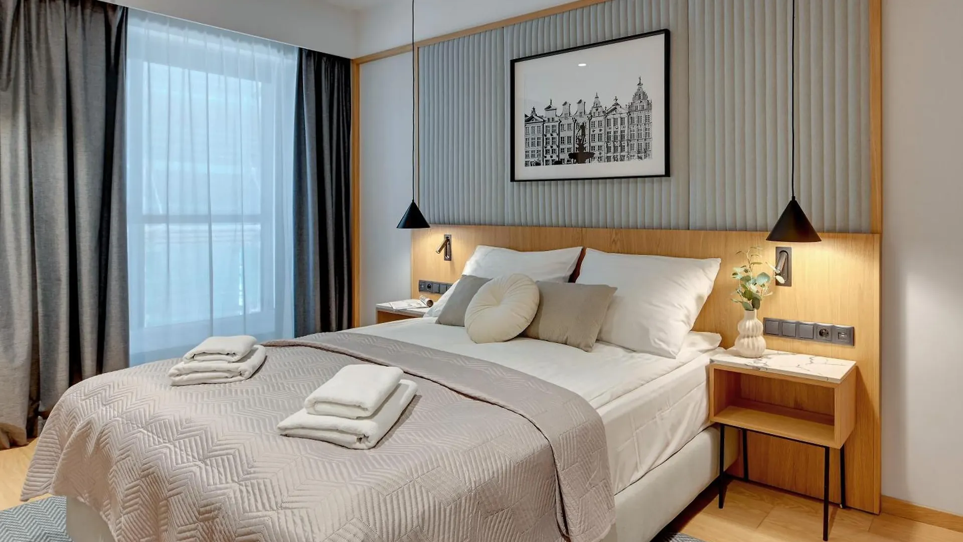 Flatbook - Deo Plaza Riverside Prestige With Parking Included Gdansk 0*,  Poland