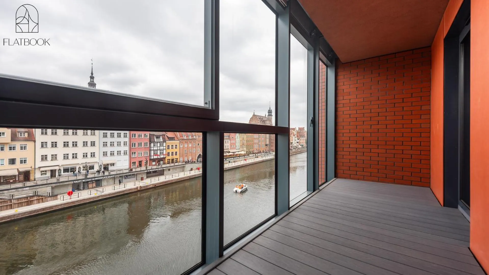 Flatbook - Deo Plaza Riverside Prestige With Parking Included Gdansk Apartment