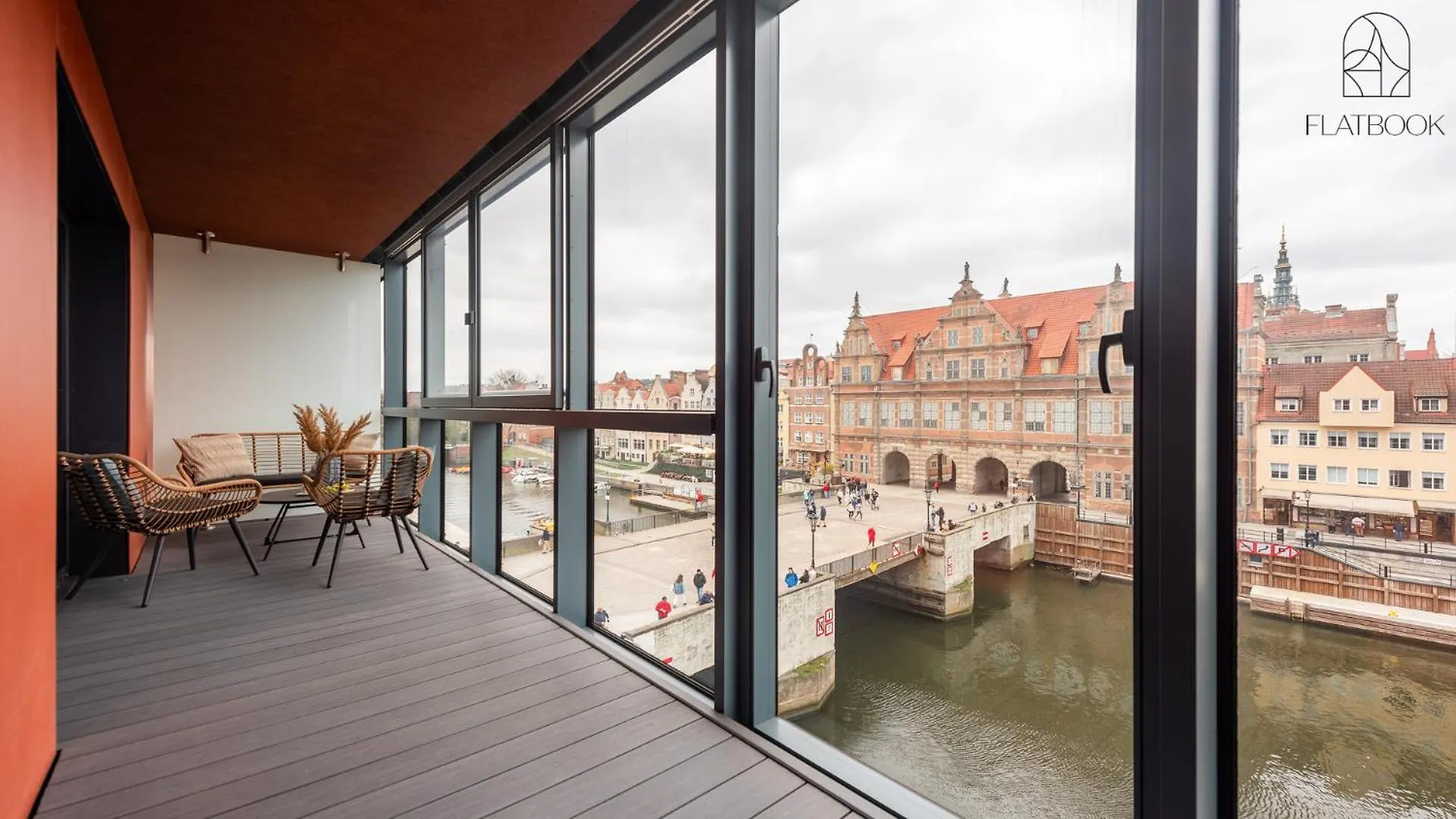 Flatbook - Deo Plaza Riverside Prestige With Parking Included Gdansk Apartment